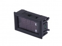 Digitale voltmeter + amperemeter met display 100V / 10A